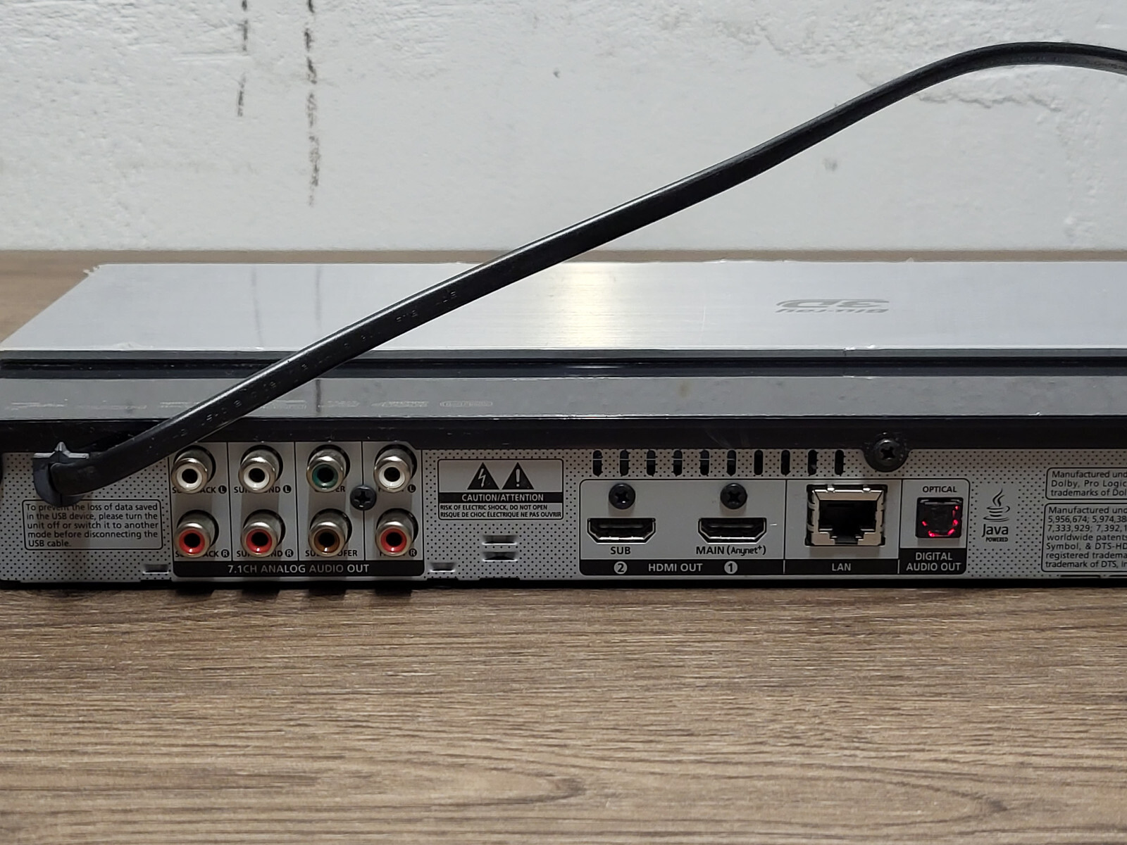 SAMSUNG BDF7500 3D BLURAYDVDCDMP3 DISC PLAYER HDMI eBay