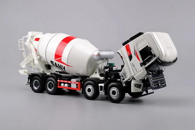 Sando Mixer Car 1/100 スケール 1/24 Scale SANY Concrete Mixer Truck 4-axle Diecast Car Model