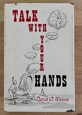 Talk With Your Hands by D Watson Sign Language Book 1964 HC/DJ First Edition VTG