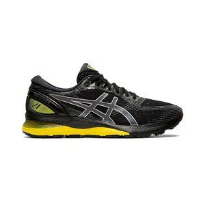 asics gel nimbus 21 black lemon
