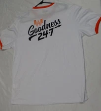 Whataburger Shirt XL Extra Large White Ringer Goodness 247 Employee Work Uniform