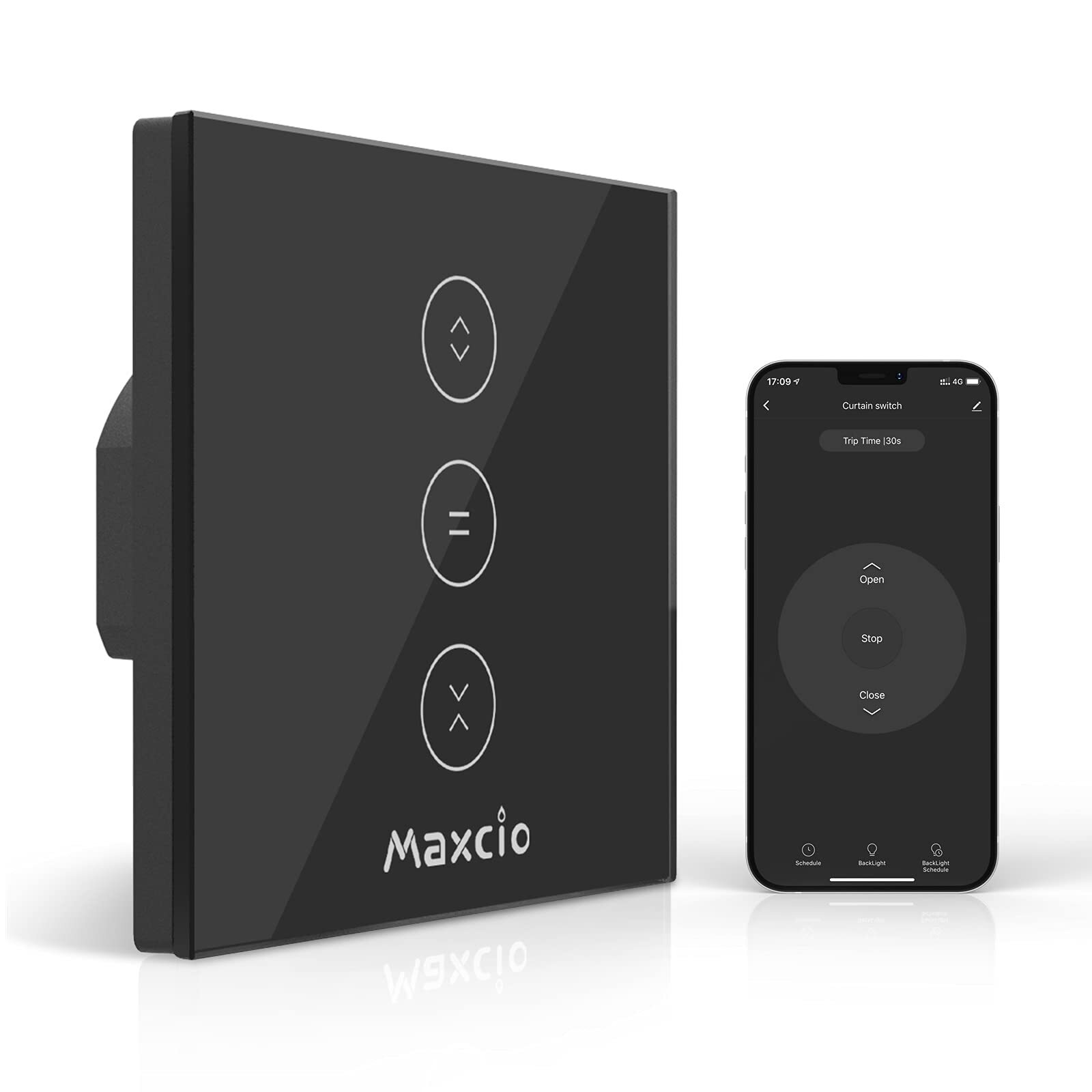 Interruttore Tapparelle WiFi Maxcio Smart Switch per Tapparelle Elettriche Co...