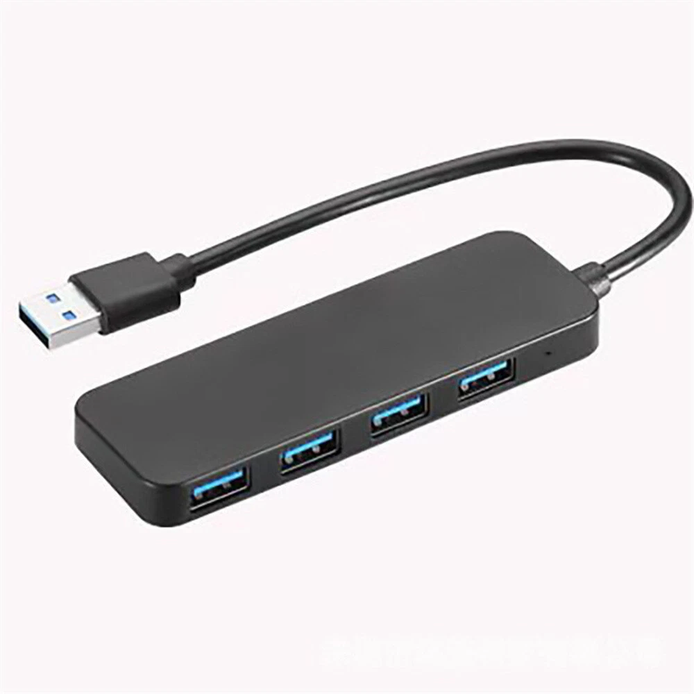 4-Port USB 3.0 Hub for Laptop Fast Data Transfer Expandable Splitter
