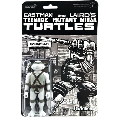 DONATELLO FIGURE TEENAGE MUTANT NINJA TURTLES SUPER7 OVP REACTION EASTMAN LAIRD