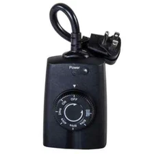 TORK 15 Amp Light Activated Outdoor Dusk to Dawn and Countdown Timer with 2-Grou