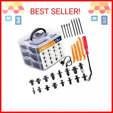 GOOACC 635Pcs Car Push Retainer Clips & Auto Fasteners Assortment -16 Most Popul