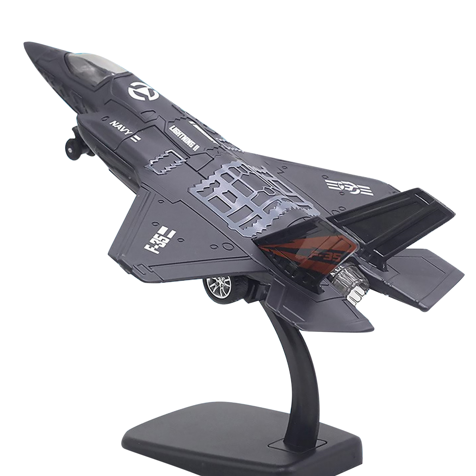 1/72戦闘機航空機F35ジェット機合金モデルプルバックファイターサウンドライト
