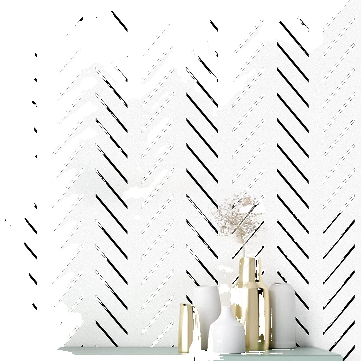 Rayas Papel Pintado Rollos y hojas