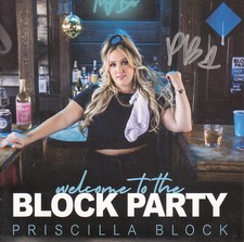 Priscilla Block welcome to the BLOCK PARTY Autograph Signed Music CD sealed