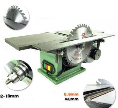Bench Multifunctional Woodworking machine for Planing/ Sawing/ Drilling