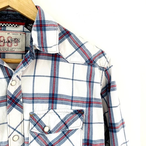 Camisa Vaquero Rodeo De Colección GAP Niños Talla XXL (14-16) Botón Occidental Perla A Presión - Imagen 4 de 14