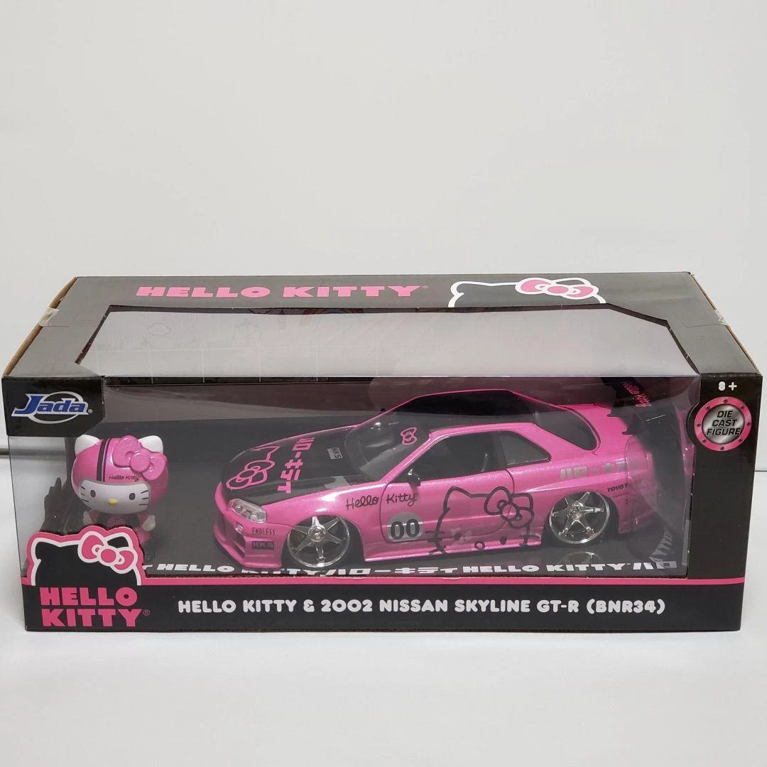 sainrio hello kitty Jada Toys Hello Kitty Nissan Skyline GT-R R34