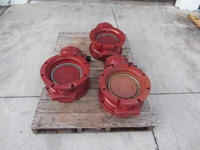 M & H Red Cast Iron Gate - Buterfly Valve 12'' - Flange  2'' Square Nut - New
