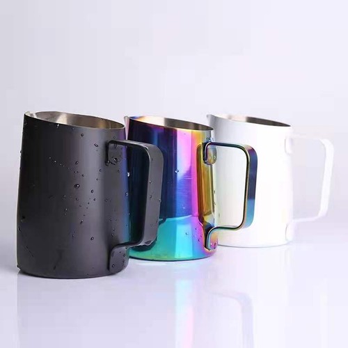 Coffee Pitcher Milk Jug Stainless Steel Milk Latte Espresso Frothing Jug 420 ML - Picture 2 of 4