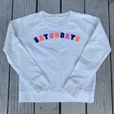 Crewcuts J Crew Saturdays Sweatshirt EUC Youth Girls L 8 10