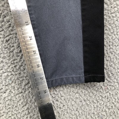 Banana Republic Sloan Pants Women's Size 4 Flat Front Striped Gray