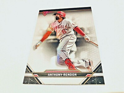 Anthony Rendon 2021 Topps Triple Threads Hologold Base Card #42 Angels