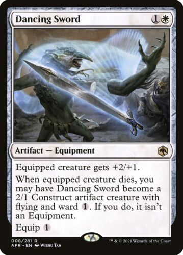 MTG Dancing Sword Adventures in the Forgotten Realms 8 Regular Rare