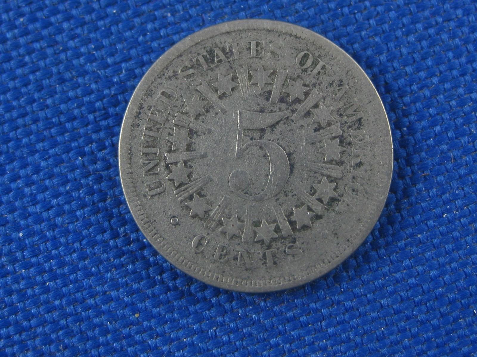 1866 United States Shield Nickel 5 Cent Coin With Rays | eBay