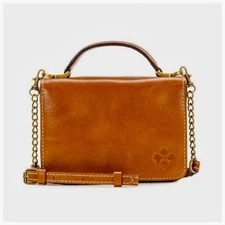 Patricia Nash Antolina Crossbody Bag, Heritage Tan Leather