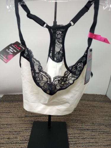 Maidenform Size Large Women's Fit to Flirt Seamless Lace T-Back DM7968 27X NWT - Picture 2 of 7