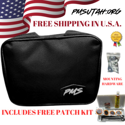 Motorcycle Tool Bag Fender Mount Pack Inner Tube Patch Kit Tire Repair Storage