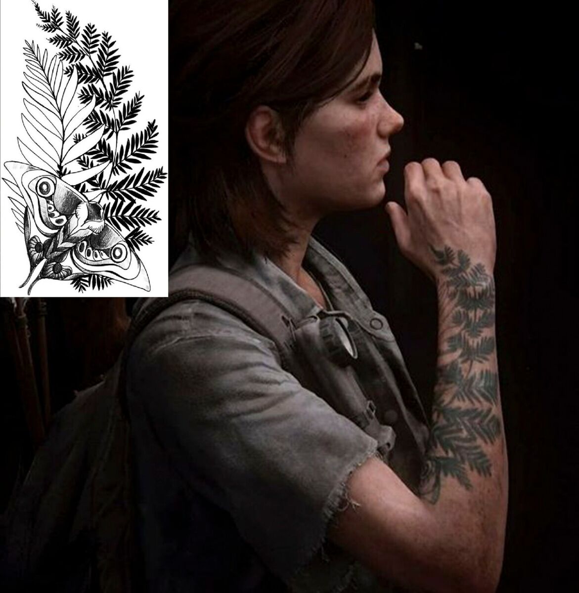 The Last Of Us 2 Ellie Temporary Tattoo for Cosplayers, 4