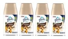 4 PACK Glade Elegant Amber & Oud  Automatic Spray Refill 6.2 oz
