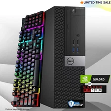 Dell Gaming PC Desktop Computer i5 7TH, Up to 64GB RAM, 5TB SSD,NVIDIA Windows