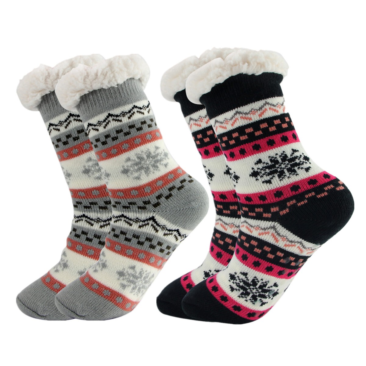 Fluffy Socks With Non Slip Thermal Slipper Socks Women Thermal