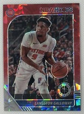 2019-20 Hoops Premium Stock - Prizms Red Cracked Ice #56 LANGSTON GALLOWAY RC