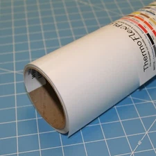 Thermoflex Plus White 15" x 3'  (3 feet) Roll, Heat Transfer Roll, HTV