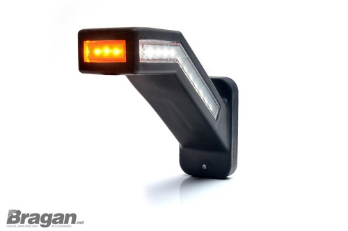 12v/24v Amber White Red LED Marker Light Front Tail Side Rear Stalk Lamp - Right - Picture 5 of 12