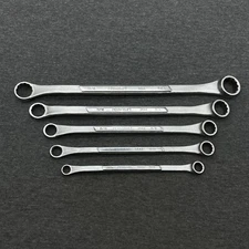 Vintage PENNCRAFT 5pc SAE Box End Wrench Set 12 Point Made In USA