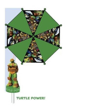 NEW Teenage Mutant Ninja Turtles- figure Handle UMBRELLA FREE SHIPPING