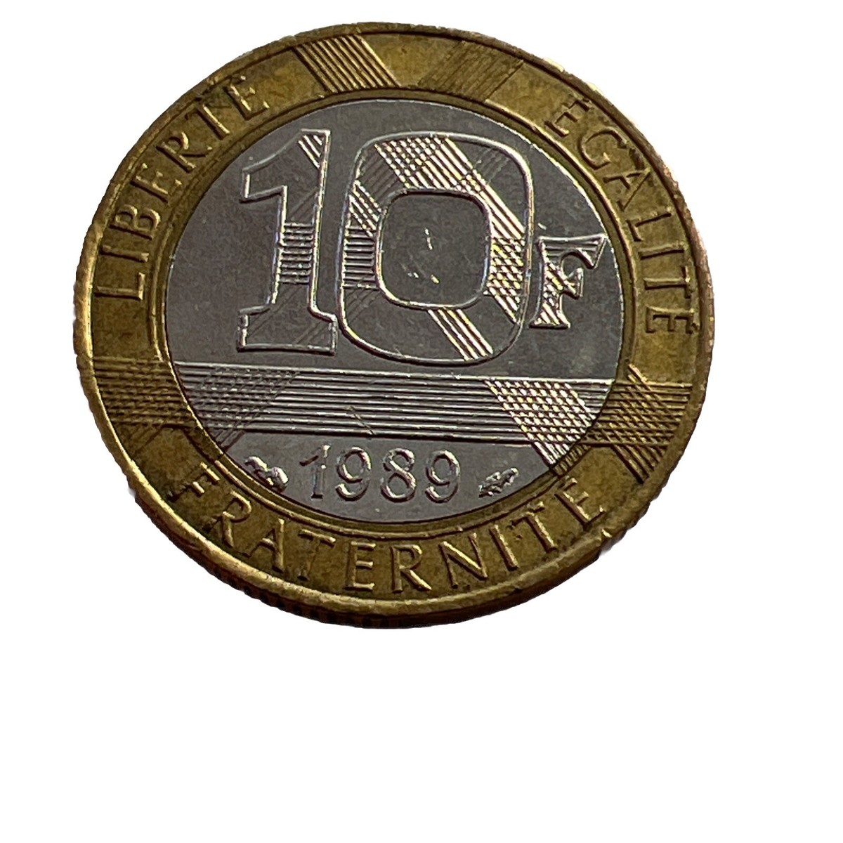 1989 LIBERTE EGALITE FRATERNITE 10F RF COIN Circulated | eBay