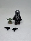 Lego Star Wars Mini Figure Lot Of 2 Mandalorian + Grogu Excellent Condition