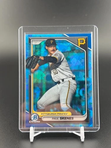 2024 Bowman Chrome Paul Skenes Sapphire Refractor #BCP-125 Pirates KW