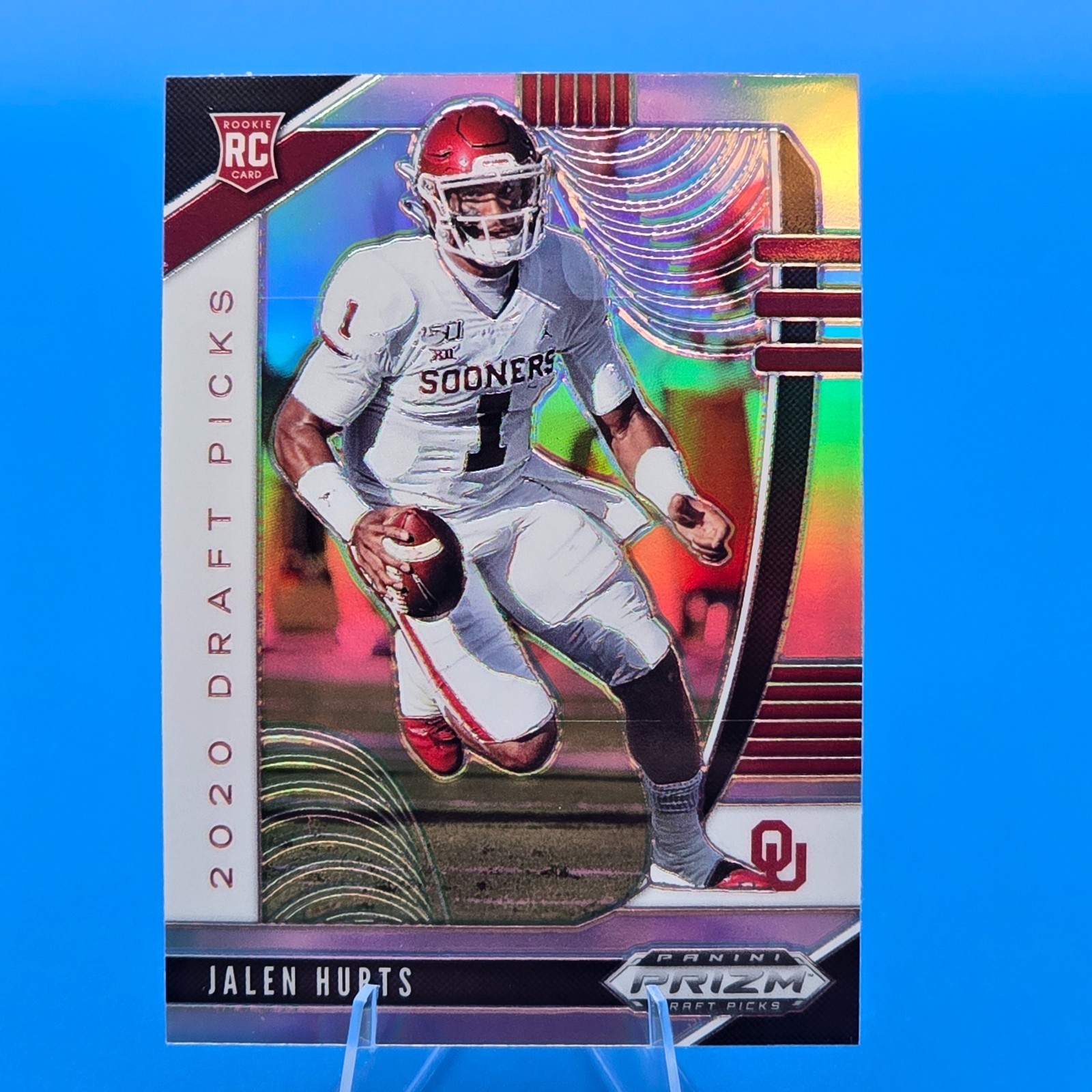 Jalen Hurts - #129 - 2020 Panini Prizm Draft Picks - Rookie - Silver