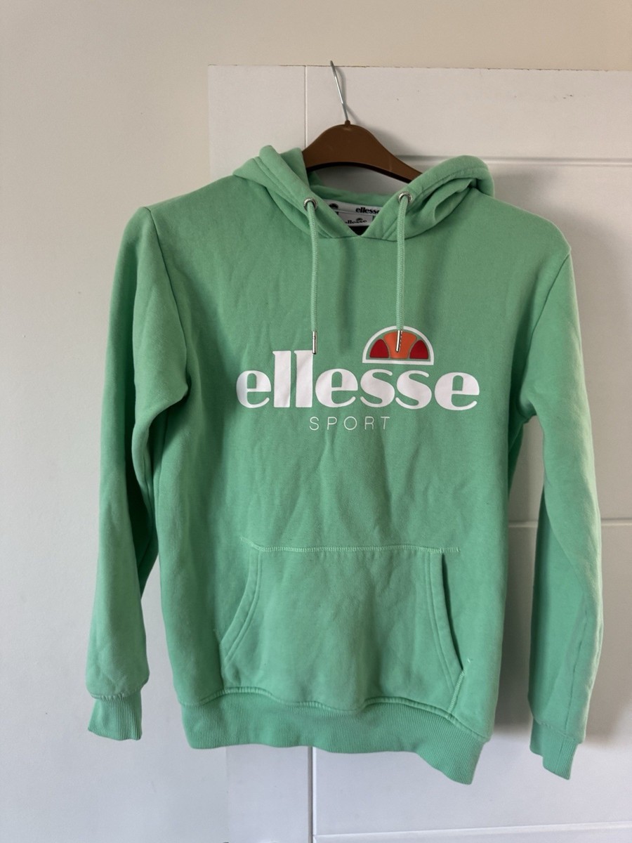 Size 8 uk women ellesse green hoodie jumper View 5
