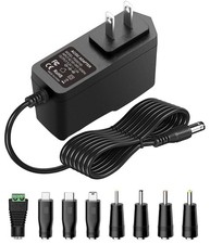 5V 1A Power Supply Adapter 5W AC/DC Charger AC 100V-240V to DC 5 Volt black