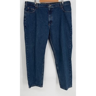 Members Mark Mens Relaxed Fit Jeans Medium Wash Blue Denim Sz 44x32 NEW