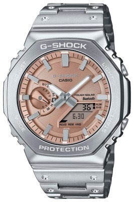 Casio Orologio Uomo Analogico Con Quadrante Marrone - Acciaio Inossidabile, Datario E Luminiscenza - 4