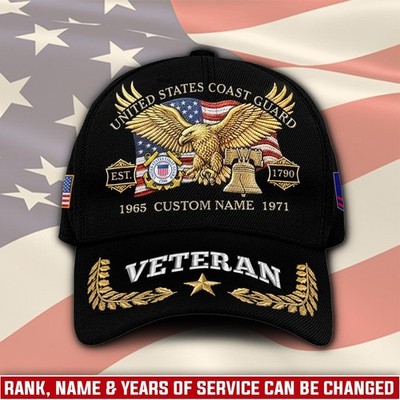 US Coast Guard, Freedom Isn t Free Classic Cap-Print Hat, One Size