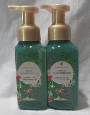 #ad Bath amp; Body Works Gentle amp; Clean Foaming Hand Soap Lot Set 2 FRESH WATERMELON $34.16