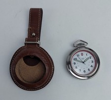 Swiss Army 47mm Pocket Watch - With Leather sheath