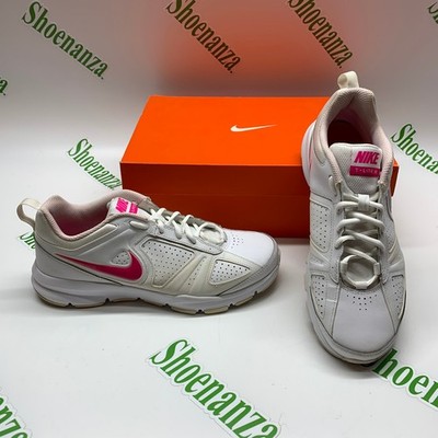 Nike T-Lite XI 11 616696 100 White Artic Pink Running Sneakers Shoes Womens 10