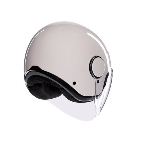 Casco JET Moto scooter AGV ETERES E2206 MONO MATERIA WHITE Bianco - Foto 6 di 6