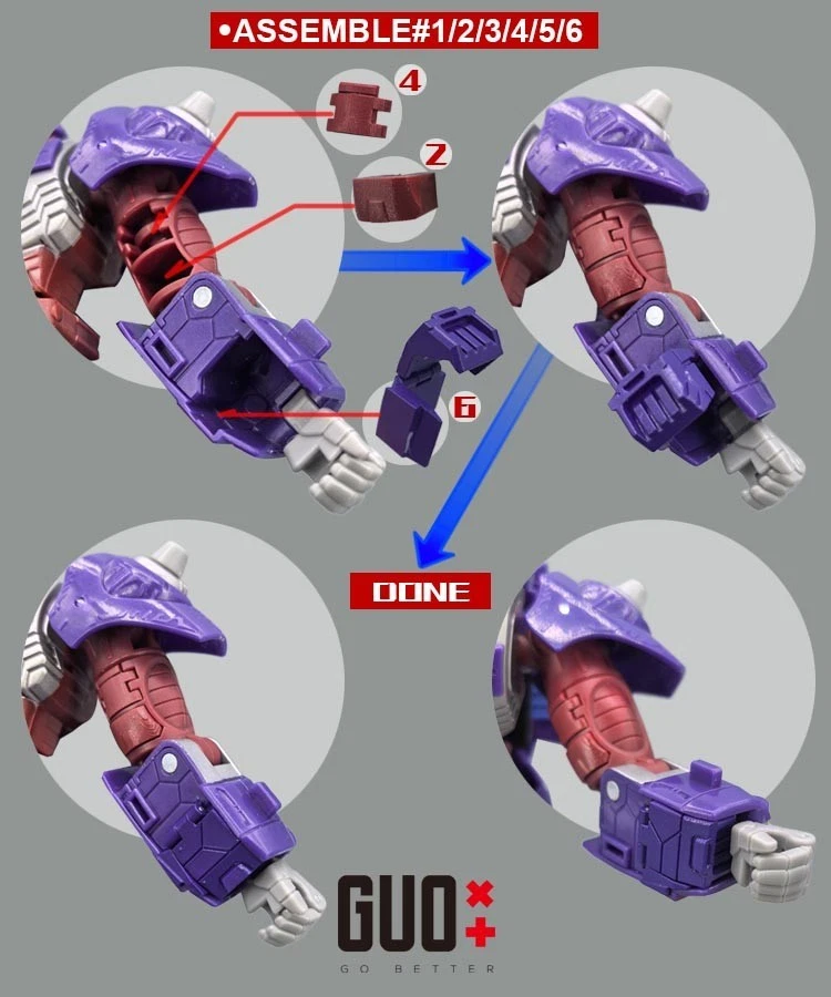 READY !  GO BETTER FILLE Upgrade Kit For AGE OF THE PRIMES ALPHA TRION - Image 4 of 4