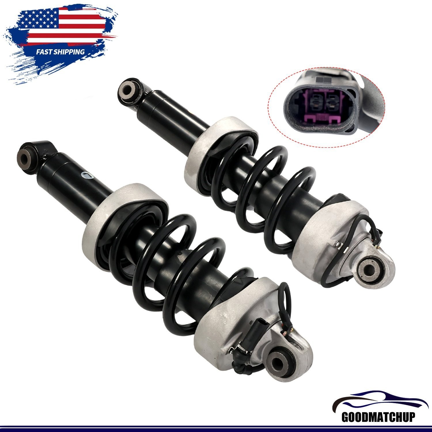 2X For Audi R8 V8 V10 2007-2015 Front Left Right  Absorber Struts MagneRide